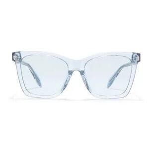 Alexander McQueen 54mm Square Sunglasses light blue